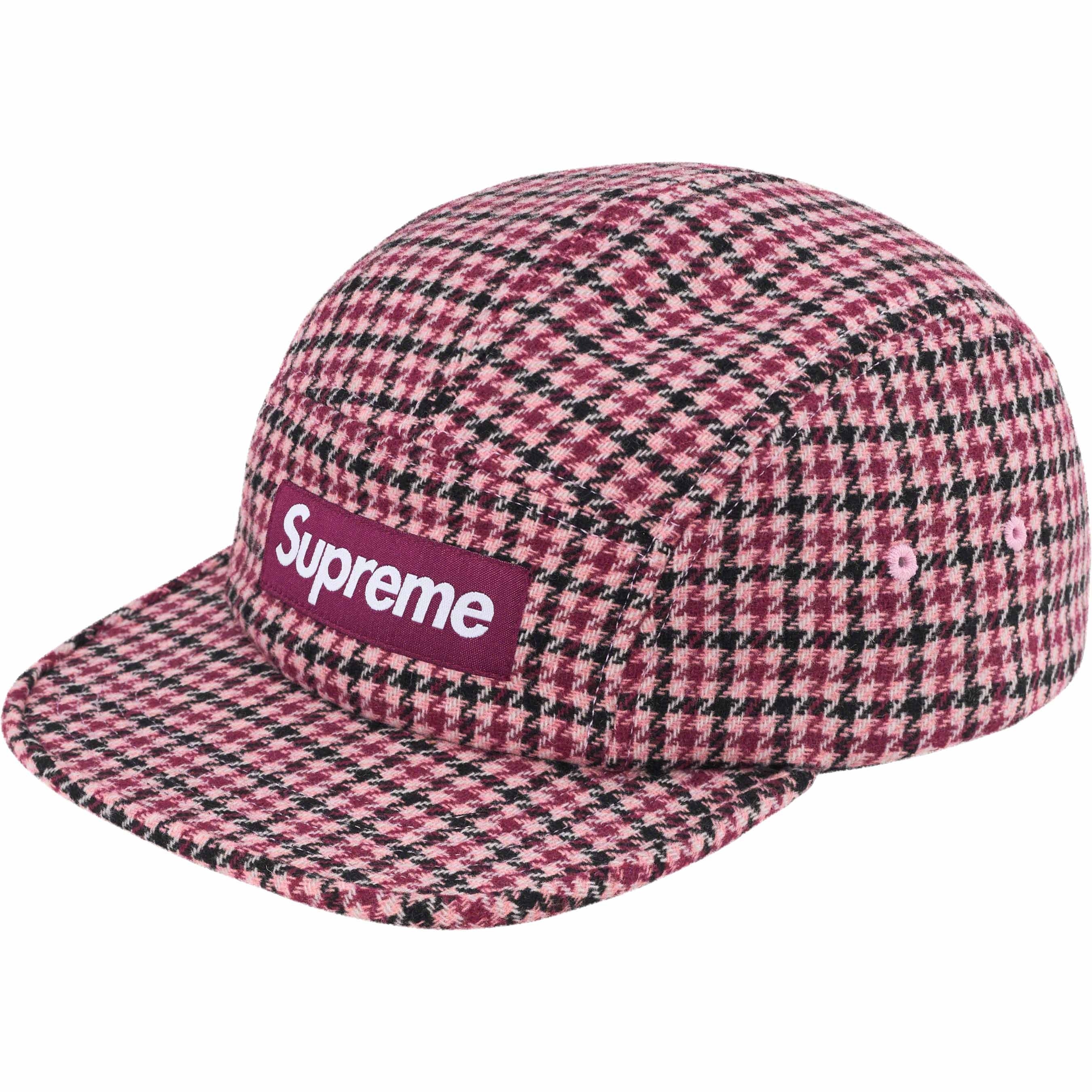 Houndstooth Wool Camp Cap view 6
